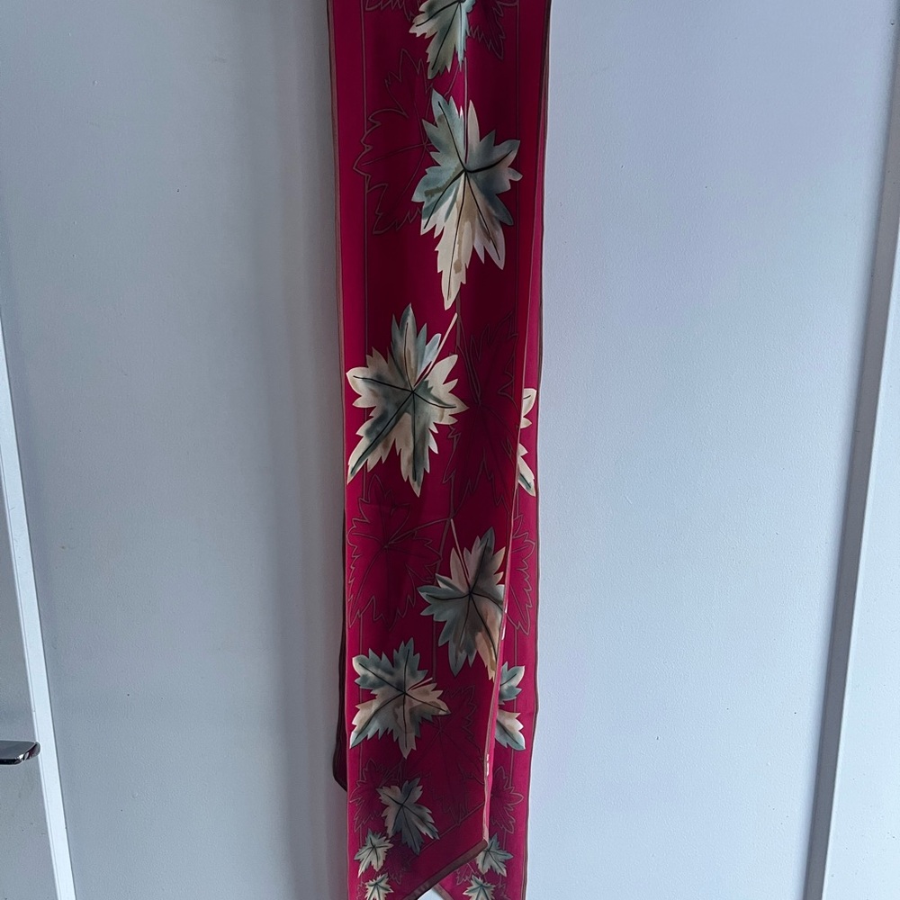 Vintage Vera Red Floral Scarf
